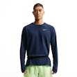 Nike Stride Dri-FIT Waffle Shirt Heren Blauw