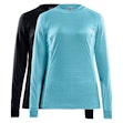 Craft Core 2-pack Baselayer Shirt Dames Multi