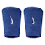 Nike Swoosh Classic Doublewide Wristbands 2-Pack Unisex Blauw