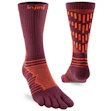 Injinji Ultra Run Crew Socks Unisex Rood