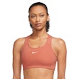 Nike Swoosh Medium-Support Sports Bra Dames Oranje