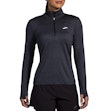 Brooks Dash Half Zip Shirt 2.0 Dames Zwart