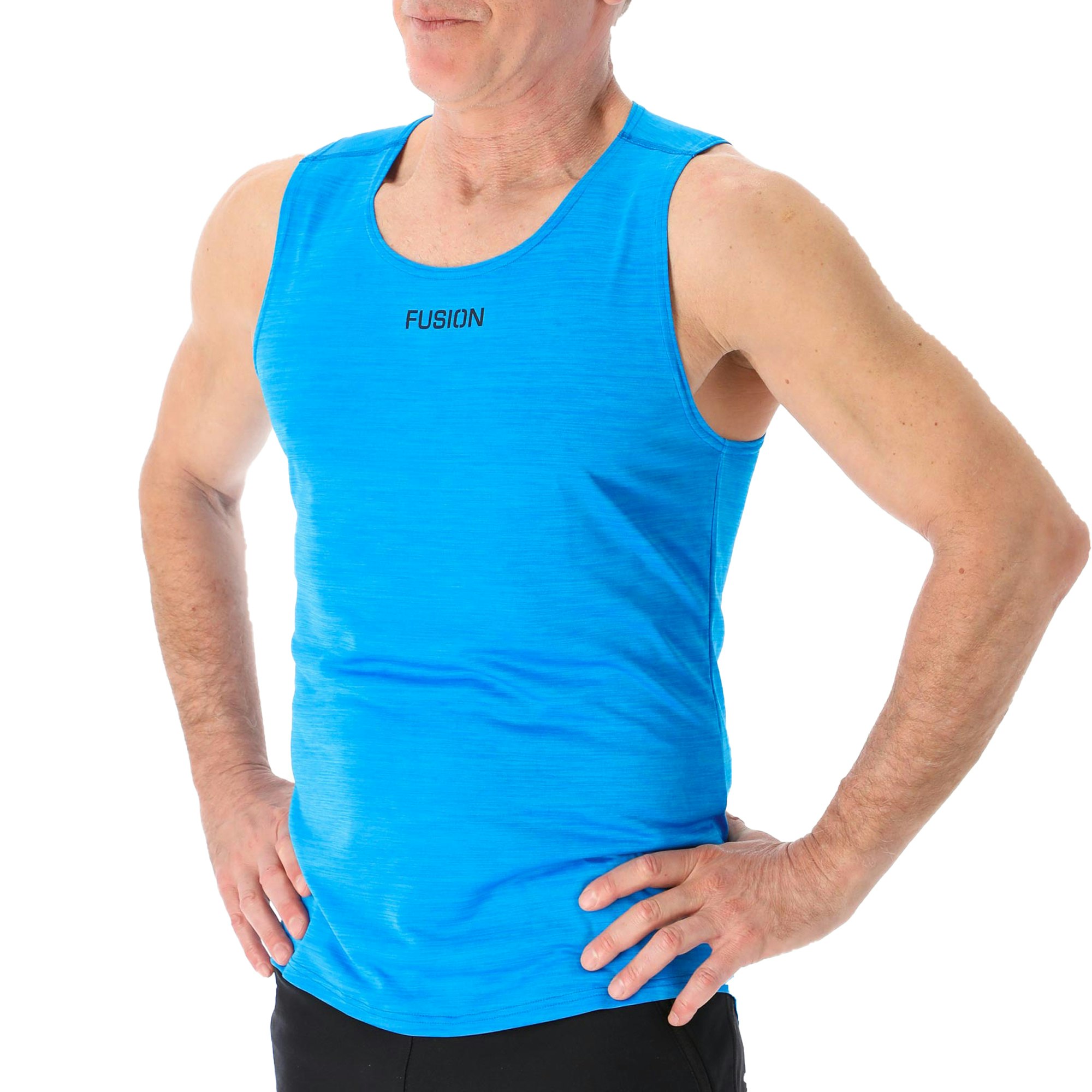Fusion Hardloopsinglets blauw