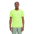 New Balance Q Speed Jacquard T-shirt Heren Fluorgeel