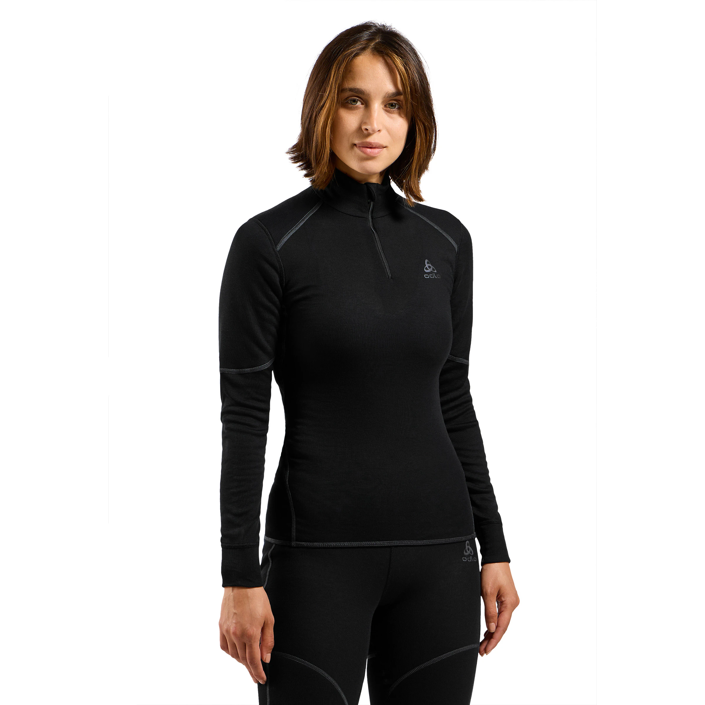 Odlo Active X-Warm Eco 1/2 Zip Turtle Neck Shirt Dames hardloopschoen