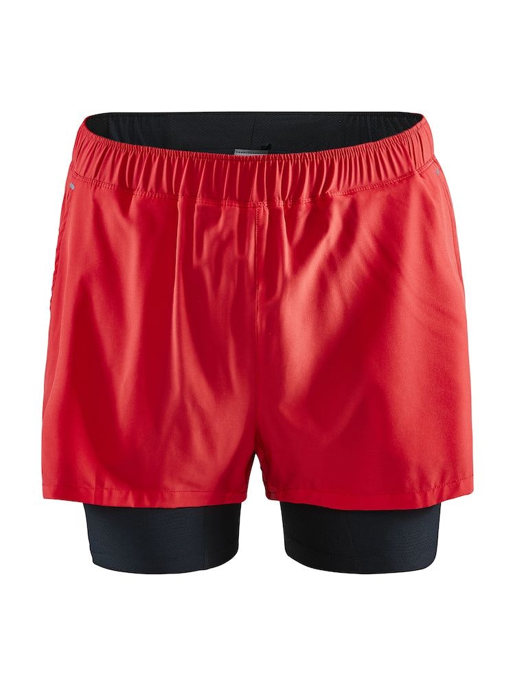 Craft Hardloopbroeken rood