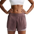Nike Swift Dri-FIT Mid-Rise 2-in-1 Shorts Dames Paars