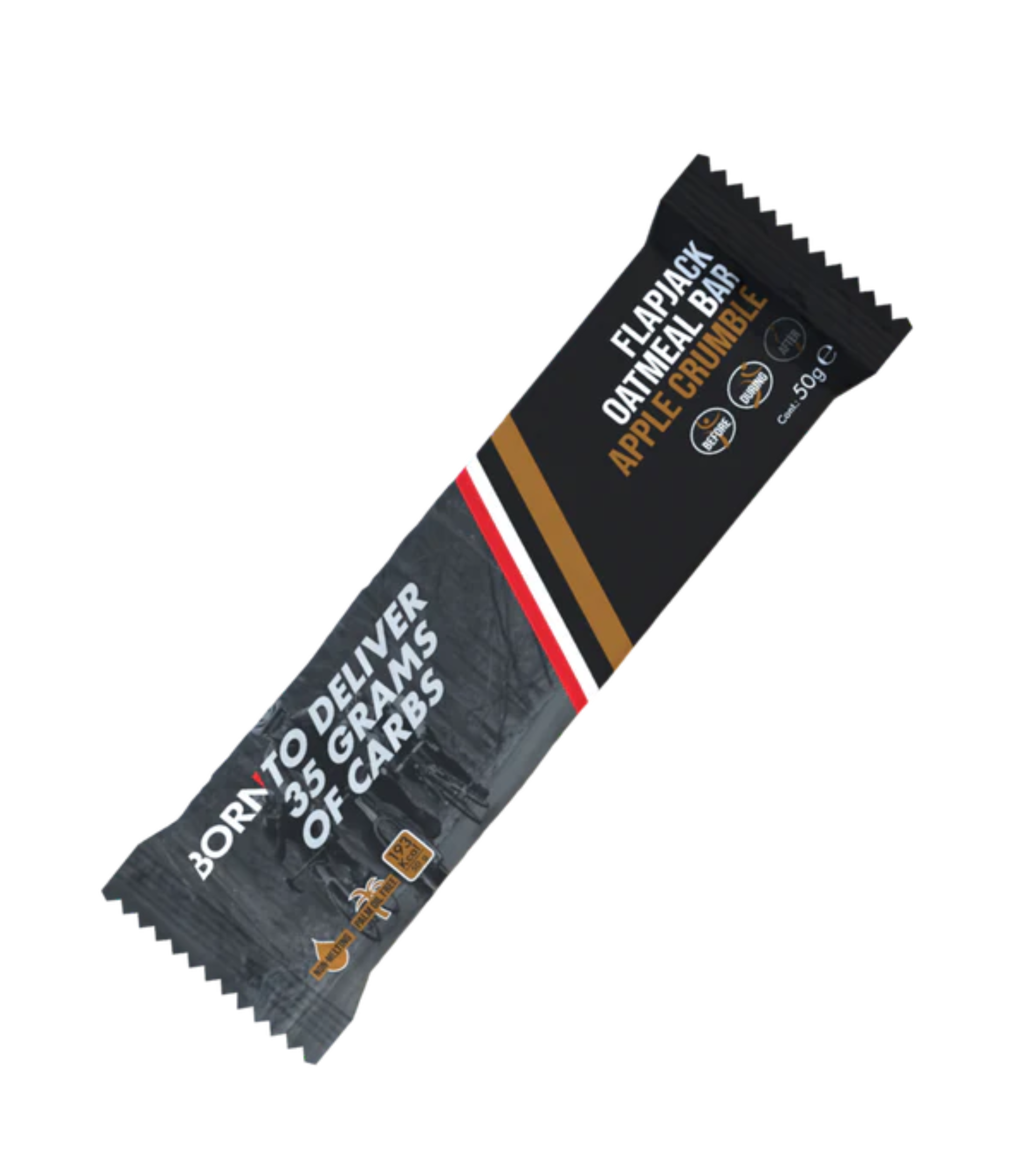 Born Flapjack Oatmeal Bar 50 g Box Apple Crumble