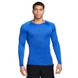 Nike Pro Dri-FIT Tight Fit Shirt Heren Blauw