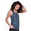 SAYSKY Flower Combat Singlet Dames Blauw