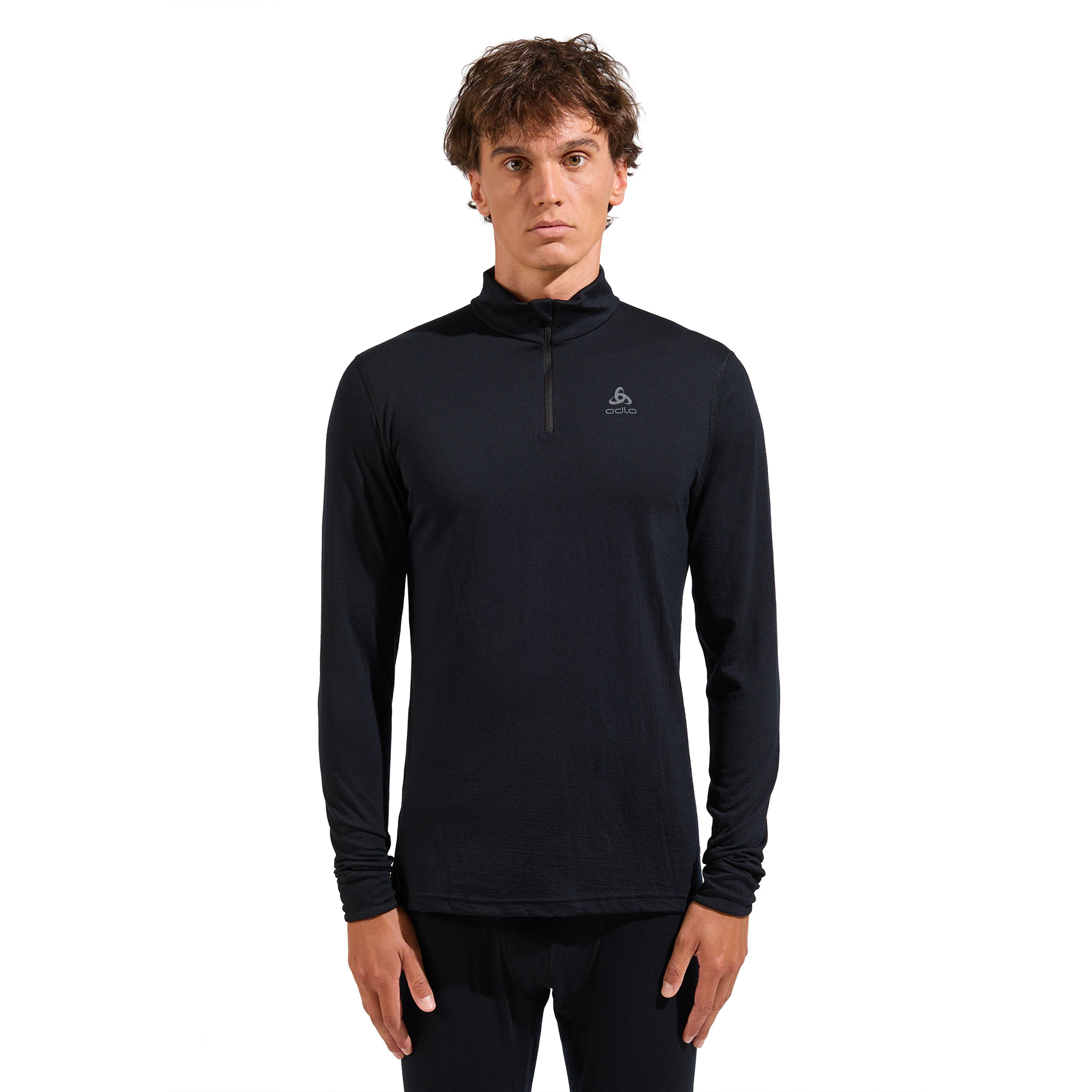 Odlo Merino 200 Baselayer Turtle Neck Shirt Half Zip Heren hardloopschoen