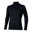 Mizuno Tech Thermal Charge Half Zip Shirt Heren Zwart