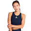 SAYSKY Combat Rib Crop Top Dames Blauw