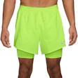 Nike Stride Dri-FIT 5 Inch Hybrid Shorts Heren Limegroen