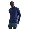 Nike Stride Therma-FIT Winterized Half Zip Repel Shirt Heren Blauw