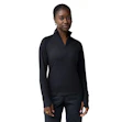 Brooks Dash 1/2 Zip Shirt 3.0 Dames Zwart