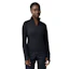 Brooks Dash 1/2 Zip Shirt 3.0 Dames Zwart