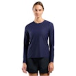 Odlo Zeroweight Chill-Tec Crew Neck Shirt Dames Blauw