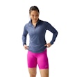 Brooks Dash 1/2 Zip Shirt 3.0 Dames Blauw