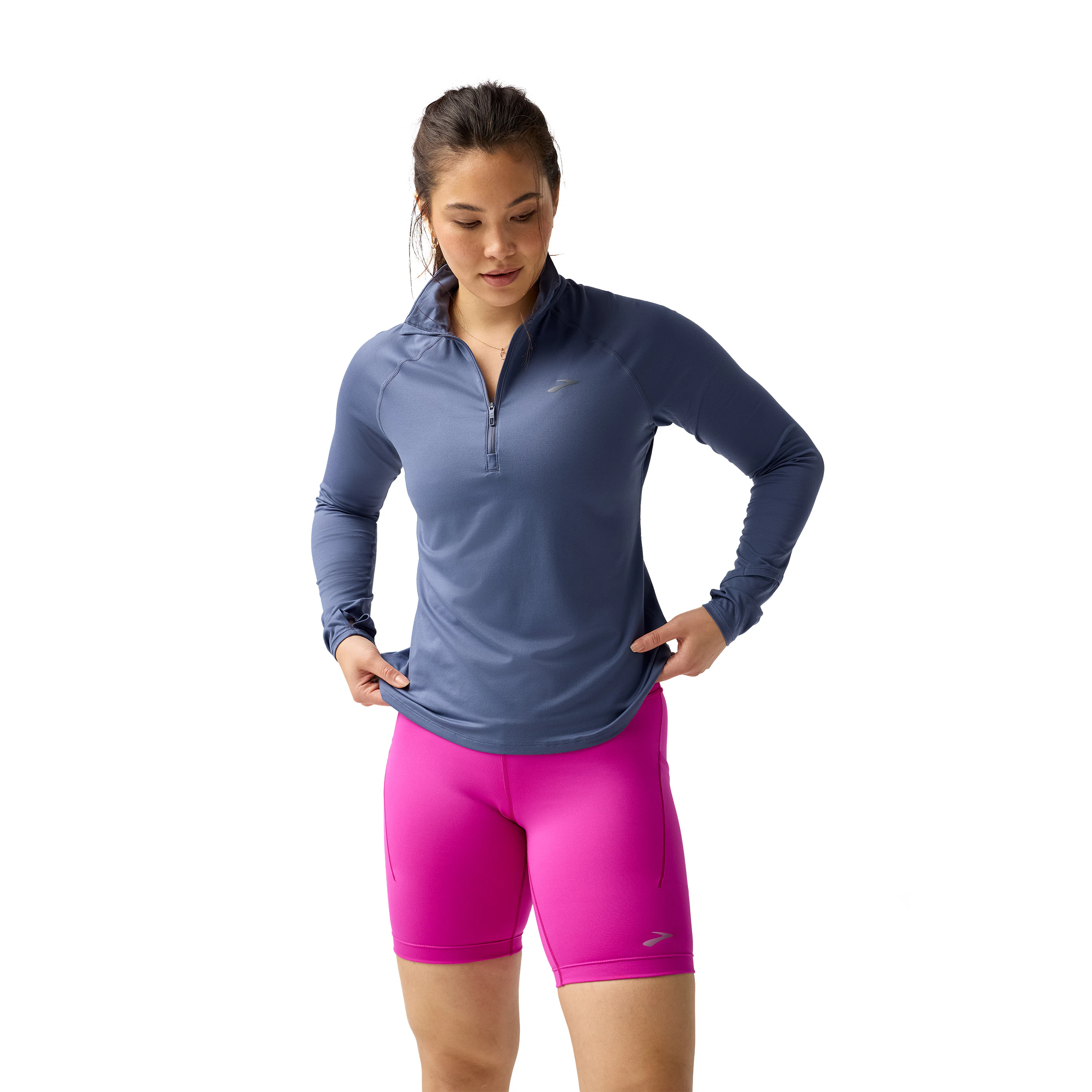 Brooks Dash 1/2 Zip Shirt 3.0 Dames hardloopkleding