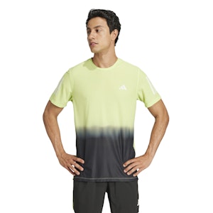 adidas Own The Run Colorblock T-shirt Heren adidas Own The Run Colorblock T-shirt Heren