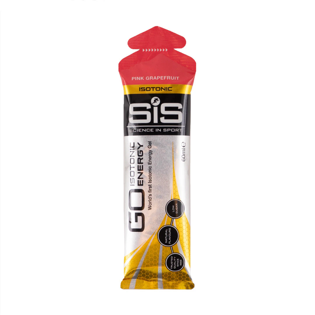 SIS Go Isotonic Energy Gel Pink Grapefruit 60ml hardloopschoen