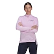 adidas MT Half Zip Shirt Dames Roze