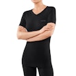 FALKE Wool Tech Light T-shirt Dames Zwart