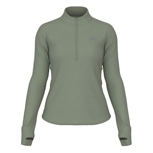 New Balance Athletics Heat Grid Half Zip Shirt Dames New Balance Athletics Heat Grid Half Zip Shirt Dames