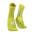 Compressport Pro Racing Socks V4.0 Run High Geel