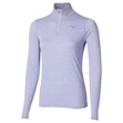 Mizuno Impulse Core Half Zip Shirt Dames Paars