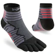 Injinji Ultra Run Mini-Crew Socks Dames Zwart