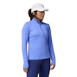 Brooks Dash Half Zip Shirt 2.0 Dames Blauw