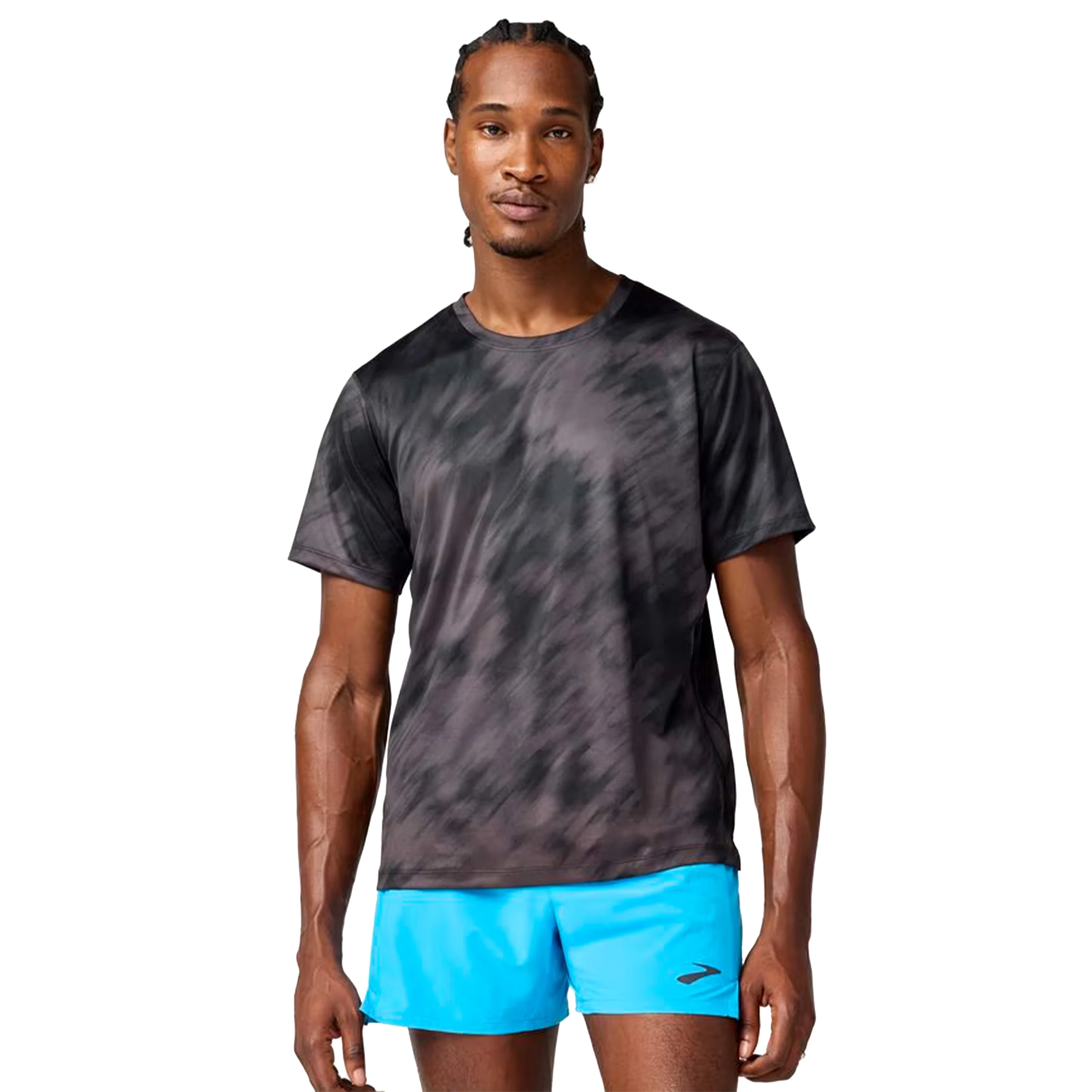 Brooks Dash T-shirt Printed Heren