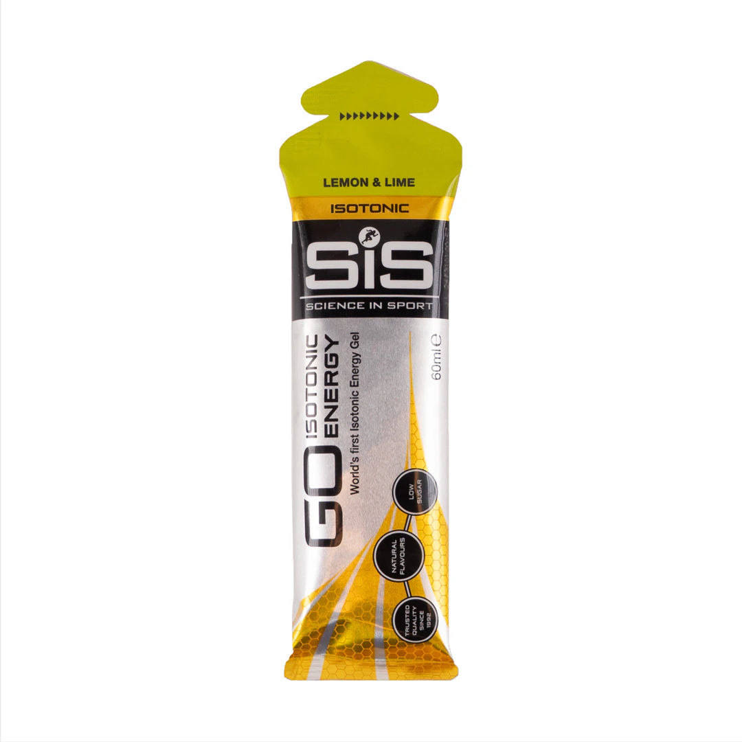 SIS Go Isotonic Energy Gel Lemon Lime 60ml hardloopschoen