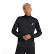 New Balance Sport Knit Quarter Zip Shirt Heren Zwart