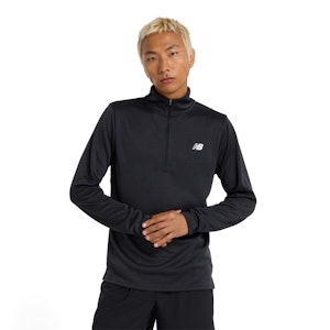 New Balance Sport Knit Quarter Zip Shirt Heren New Balance Sport Knit Quarter Zip Shirt Heren
