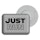 BibBits Race Number Magnets - Just Run Grijs