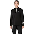 ASICS Icon 1/2 Zip Shirt Dames Zwart