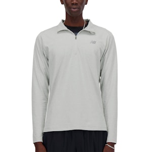 New Balance Space Dye Quarter Zip Shirt Heren New Balance Space Dye Quarter Zip Shirt Heren