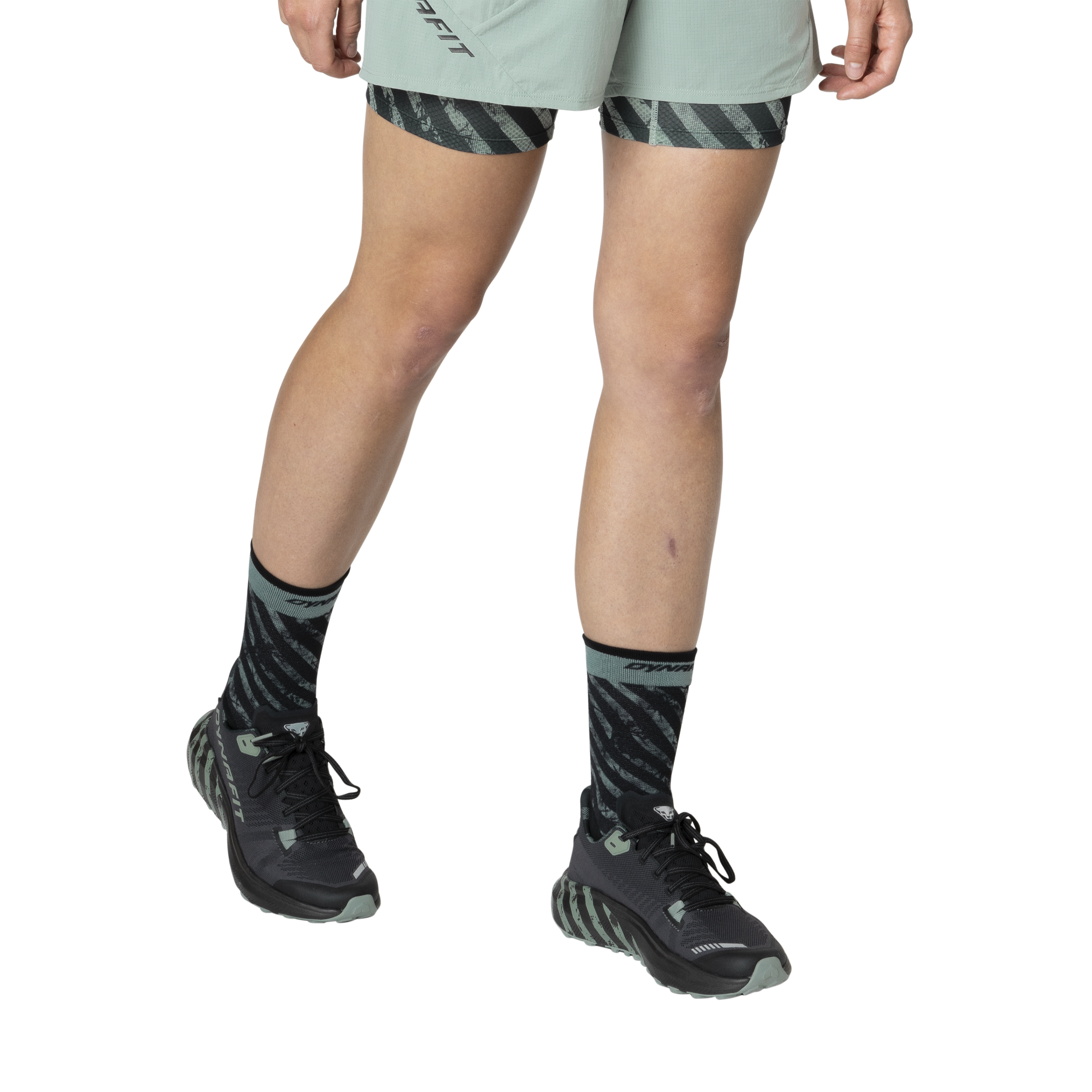 Dynafit Hardloopsokken groen