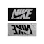 Nike Jacquard Medium Graphic Towel Zwart