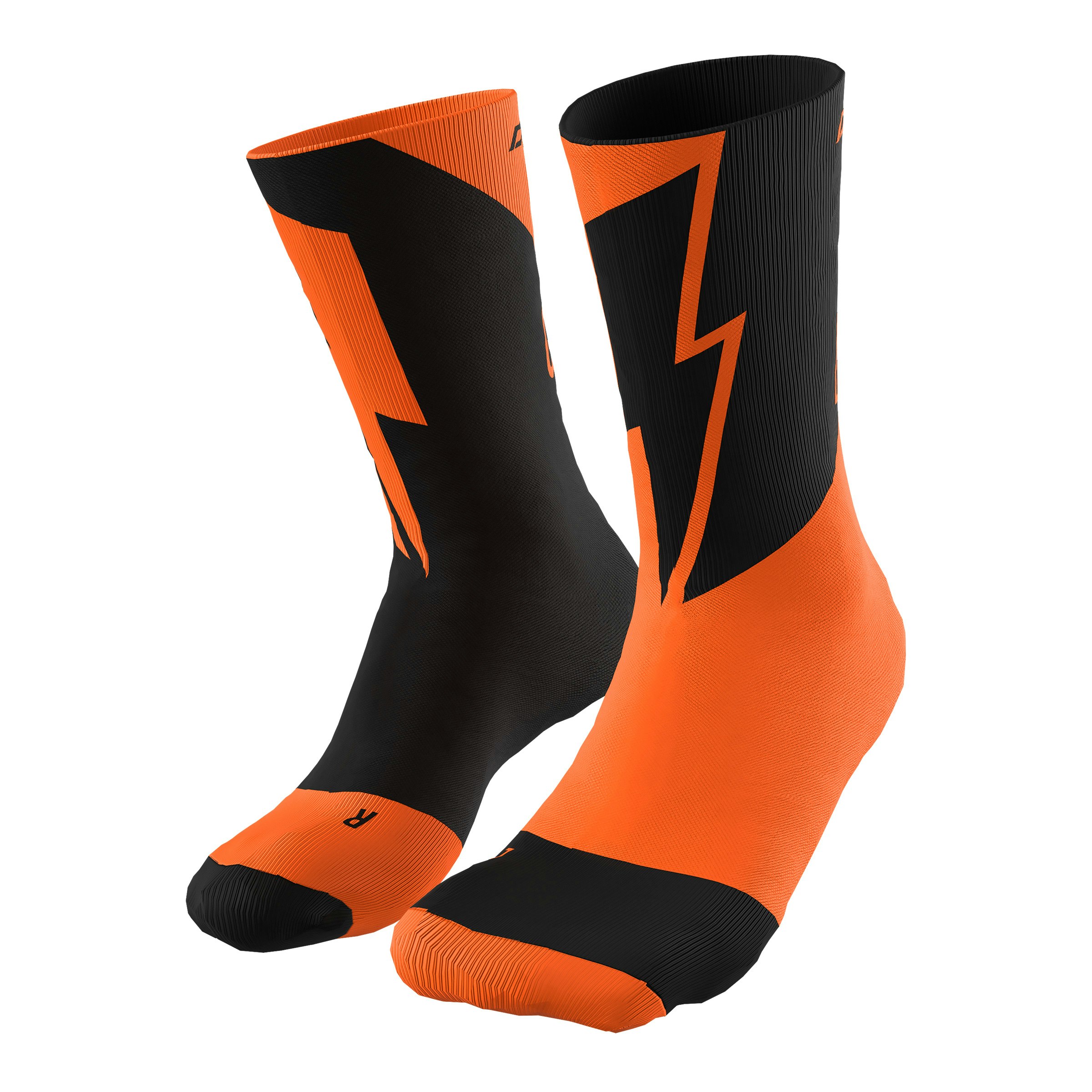 Dynafit Hardloopsokken fluororanje en oranje