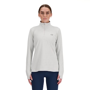 New Balance Sport Essentials Space Dye Quarter Zip Shirt Dames New Balance Sport Essentials Space Dye Quarter Zip Shirt Dames