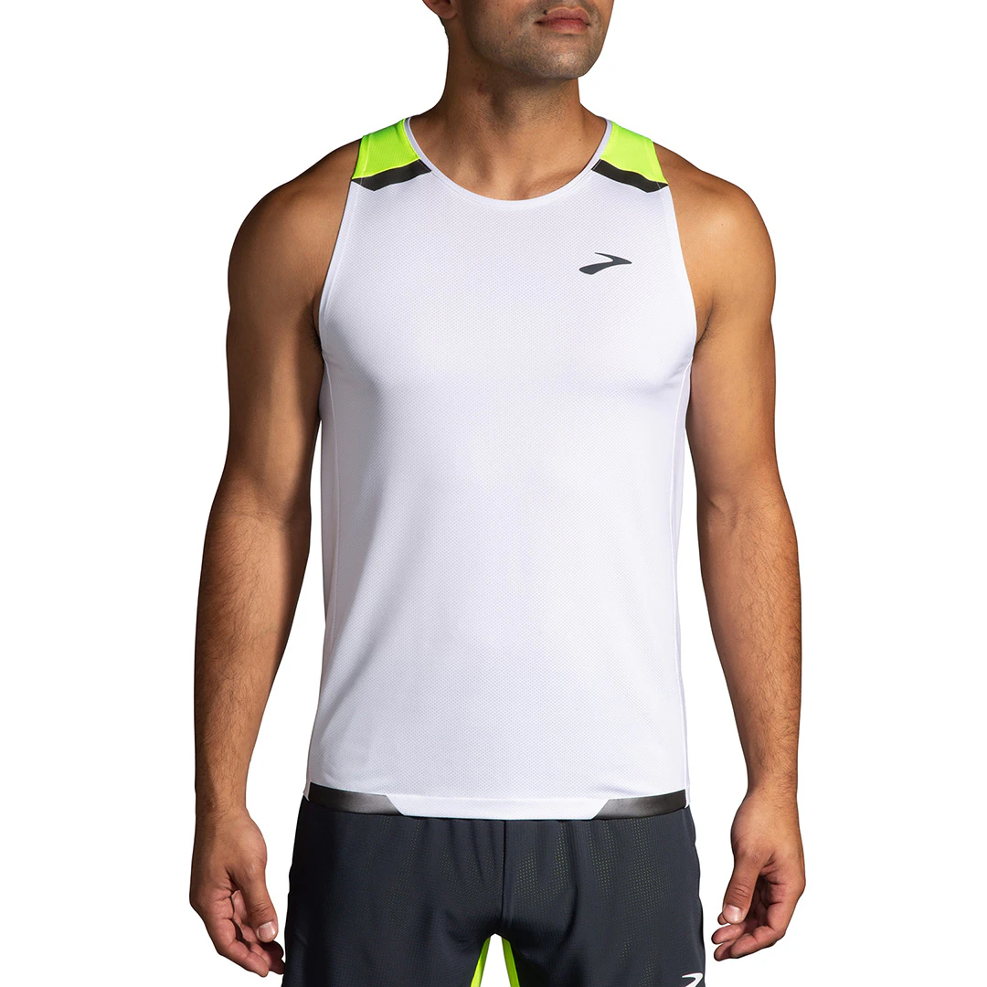Brooks Run Visible Singlet Heren hardloopkleding