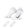 Nike Multiplier No-Show Socks 2-pack Unisex Wit
