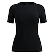 Odlo Performance Light Baselayer Crew Neck T-shirt Dames Zwart