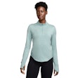 Nike Swift Dri-FIT Half Zip UV Shirt Dames Blauw