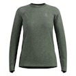 Odlo Essential Seamless Crew Neck Shirt Dames Groen
