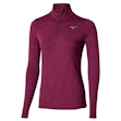 Mizuno Impulse Core Half Zip Shirt Dames Paars